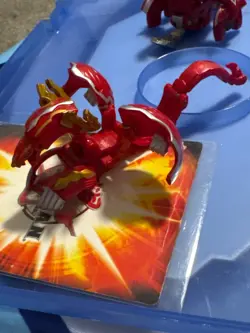 Bakugan BakuTech Pyrus Nata Nagina & Ability Card MG Japan Import Rare - Image 1