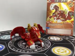 Bakugan BakuTech Pyrus Nata Nagina & Ability Card MG Japan Import Rare - Image 1