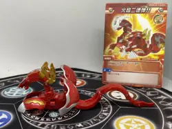 Bakugan BakuTech Pyrus Nata Nagina & Ability Card MG Japan Import Rare - Image 4