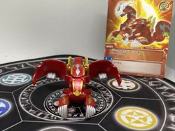 Bakugan BakuTech Pyrus Nata Nagina & Ability Card MG Japan Import Rare - Image 5