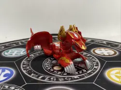 Bakugan BakuTech Pyrus Nata Nagina & Ability Card MG Japan Import Rare - Image 1