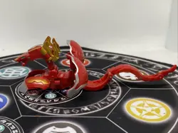 Bakugan BakuTech Pyrus Nata Nagina & Ability Card MG Japan Import Rare - Image 4