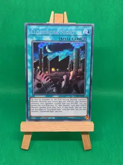 BLCR-EN007 Clockwork Night - Secret Rare 1st Edition YuGiOh Card - Image 1