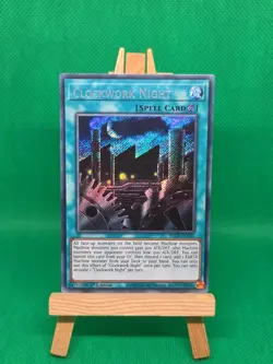 BLCR-EN007 Clockwork Night - Secret Rare 1st Edition YuGiOh Card - Image 4