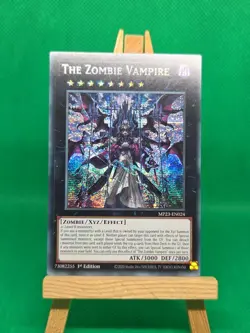 MP23-EN024 The Zombie Vampire Prismatic Secret Rare 1st Edition YuGiOh Card - Image 1