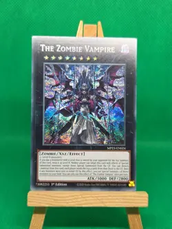 MP23-EN024 The Zombie Vampire Prismatic Secret Rare 1st Edition YuGiOh Card - Image 3