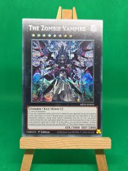 MP23-EN024 The Zombie Vampire Prismatic Secret Rare 1st Edition YuGiOh Card - Image 4