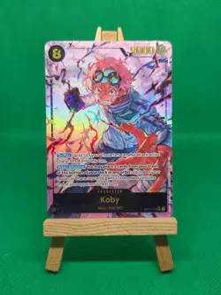 ONE PIECE CARD DIVINE SPEED - KOBY SEC ALT ART OP11-119 - ENGLISH - Image 1