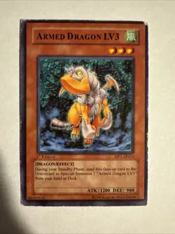 Armed Dragon LV3 - DP2-JP010 Yugioh FAKE CARD - Image 1
