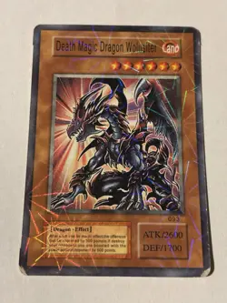Yu-Gi-Oh! TCG Fake Card Death Magic Dragon Wolusiter - Image 1