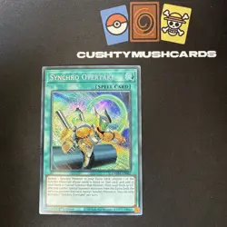 YUGIOH SYNCHRO OVERTAKE SECRET RARE DAMA-EN067 1ST EDITION - Image 1