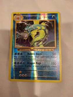 Pokemon Gyarados TCG Reverse Holo Rare Card 34/108 Evolutions XY - Image 1