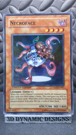 | Yugioh Necroface CRMS-ENSE1 Super Rare Crimson Crisis DMG 🔥 | - Image 1