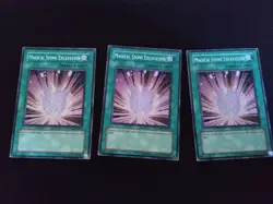 YUGIOH Rare Magical Stone Excavation TU02-EN008 x3 - Image 1
