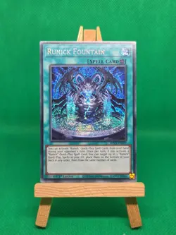MP23-EN239 Runick Fountain Prismatic Secret Rare 1st Edition YuGiOh - Image 2