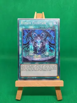 MP23-EN239 Runick Fountain Prismatic Secret Rare 1st Edition YuGiOh - Image 4