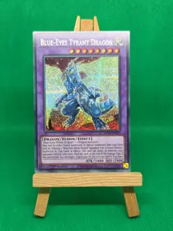 MP23-EN019 Blue-Eyes Tyrant Dragon Prismatic Secret Rare 1st Edition YuGiOh - Image 2