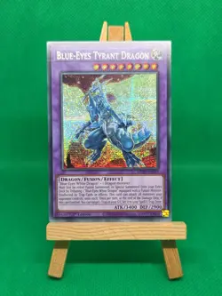MP23-EN019 Blue-Eyes Tyrant Dragon Prismatic Secret Rare 1st Edition YuGiOh - Image 3