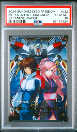 PSA 10 Gundam Seed Freedom Lacus Clyne Kira Athrun Asuka Japanese Wafer Card - Image 4