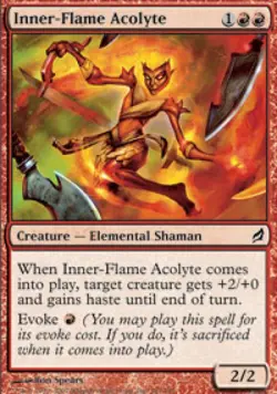 Inner-Flame Acolyte -Foil Medium Play MTG Lorwyn - Image 1