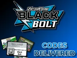 15x Pokemon Trading Card Game Live Black Bolt code cards Via Message - Image 1