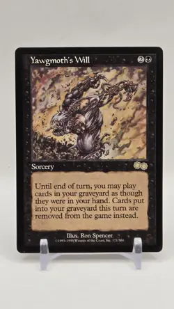 Magic The Gathering MTG Yawgmoth's Will Urza's Saga 171/350 Ron Spencer 1998 - Image 2