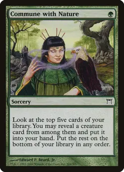 Commune with Nature - Champions of Kamigawa PLYD MTG MAGIC SORCERY - Image 1