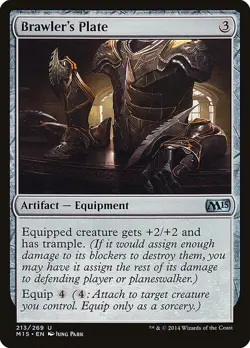 Brawler's Plate - Magic 2015 PLYD MTG MAGIC ARTIFACT EQUIP - Image 1