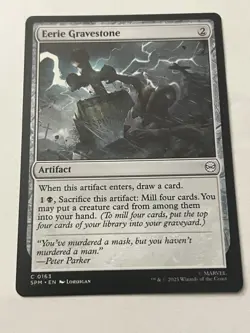 MTG, Eerie Gravestone 163 Marvel's Spider-Man Regular - Image 1