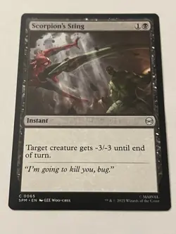 MTG, Scorpion's Sting 65 Marvel's Spider-Man Regular - Image 1