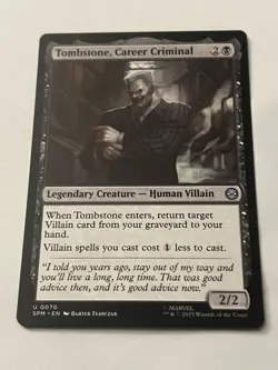 Tombstone Career Criminal Marvel's Spider-Man MTG SDCC 2025 - Image 1