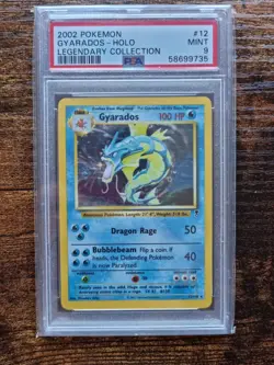 Gyarados Legendary Collection Holo 12/110 PSA 9 Mint Pokemon 2002 - Image 1
