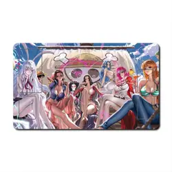 One Piece Playmat OPCG TCG Card Game PlayMat Mouse Pad 24x14in Standard Size - Image 1