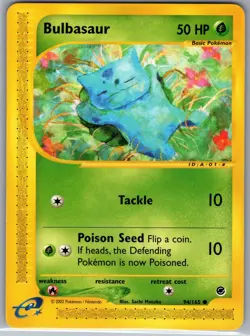 Bulbasaur 94/165 Common - Pokemon TCG Expedition - Regular (LP) - Image 1