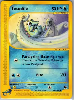 Totodile 135/165 Common - Pokemon TCG Expedition Base Set - Regular (LP) - Image 1