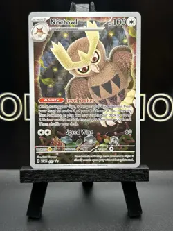 Noctowl SVP 141 - Pokemon SV Black Star Promos - Full Art Illustration Rare (NM) - Image 2