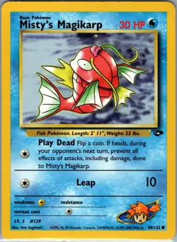 Misty's Magikarp 88/132 Common - Pokemon TCG Gym Challenge - Regular (LP) - Image 1