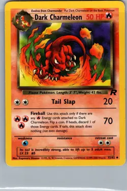Dark Charmeleon 32/82 Uncommon - Pokemon TCG Team Rocket - Regular (LP) - Image 1