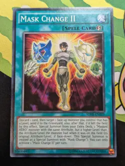 Mask Change II SDHS-EN019 - YuGiOh TCG - Common - Light Play - Image 1