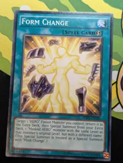 Form Change - SDHS-EN020 - YuGiOh TCG - Common - Light Play - Image 1