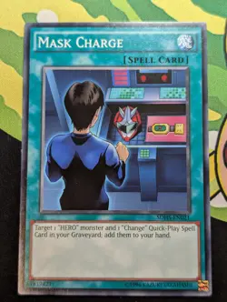 Mask Charge - SDHS-EN021 - YuGiOh TCG - Common - Light Play - Image 1