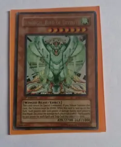 1x YuGiOh! Simorgh, Bird of Divinity (SD8-EN001) Ultra Rare 1st Edition Played - Image 3