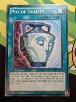 Pot of Duality - SDHS-EN034 - YuGiOh TCG - Common - Light Play - Image 1
