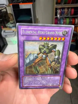 YUGIOH ELEMENTAL HERO GRAND NEOS CT04-EN001 SECRET RARE - Image 3