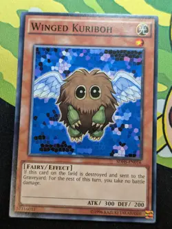 Yugioh Winged Kuriboh SDHS-EN016 - YuGiOh TCG Card - Common - Light Play - Image 1
