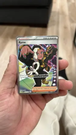 Pokemon TCG Ryme Obsidian Flames Trainer Full Art Card 221/197 NM Condition - Image 1