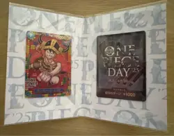 BANDAI Official ONE PIECE DAY 2025 Loki Luffy Premium Card Collection - Image 2