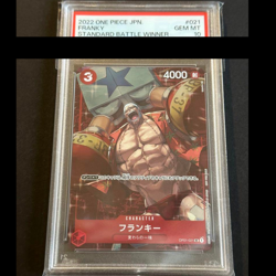 One Piece Card PSA 10 Franky Standard Battle Winner Promo OP01-021 2022 Japan - Image 1