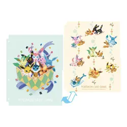 Pokemon Card Game Collection Refill Eevee 9 pockets Sleeve Pages Japan - Image 2