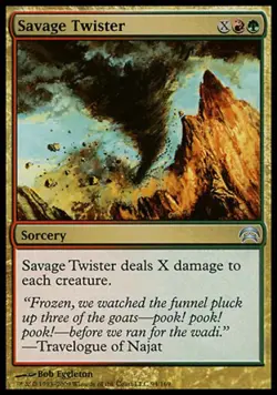 Savage Twister - Light Play MTG Planechase - Image 1